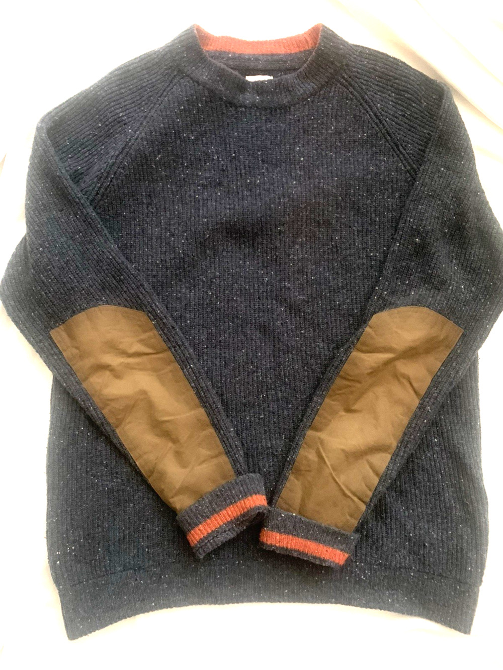 Flint and Tinder Huckberry Navy Blue Highlands Guide Crewneck Sweater ( Size XL)